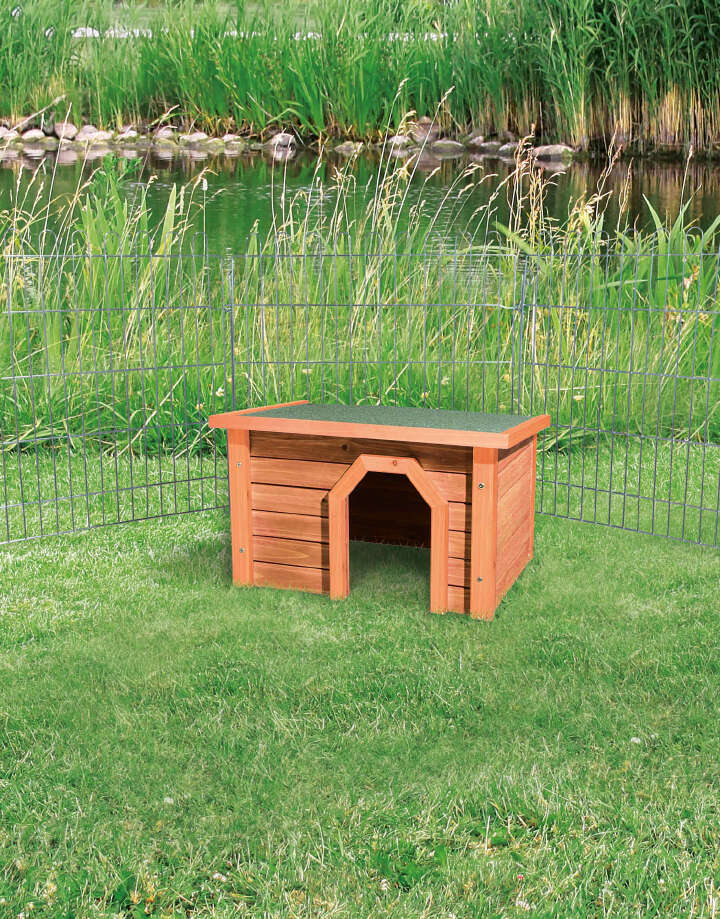 TRIXIE natura Kleintierhaus, 40 × 20 × 28 cm, braun